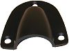T&H Marine CS1DP Clam shell vent, Opening 9/16" H x 1 7/8" W, Base 2"x2"- Black