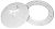 T&H Marine DPCAM62DP Cam Lock Deck Plates - 6" - Polar White