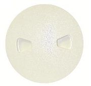 T&H Marine DPS63DP Sure-Seal Deck Plate - Screw Out - 6" Dia - Sand Shell