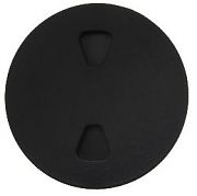 T&H Marine DPS81DP Sure-Seal Deck Plate - Screw Out - 8" Dia - Black