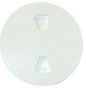 T&H Marine DPS82DP Sure-Seal Deck Plate - Screw Out - 8" Dia - Polar White
