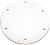 T&H Marine DSSDP22DP 8" White Designer Series Screw Down Plate