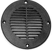 T&H Marine FD4DP Floor Drain / Vent Cover - for 4" Hole - Black