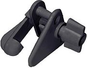 T&H Marine GL1DP Pontoon Gate Latch, Black