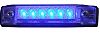 T&H Marine LED51801DP Slim Line Strip Light - 4" 6 Blue LED