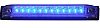 T&H Marine LED51806DP Slim Line Strip Light - 6" 12 Blue LED