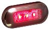T&H Marine LED51824DP Oblong Courtesy Light - 3 Red LED