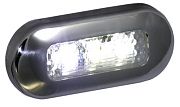 T&H Marine LED51825DP Oblong Courtesy Light - 3 White LED