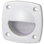 T&H Marine LED51876DP Courtesy Companion Way LED Light, White Bezel,3 White LEDs