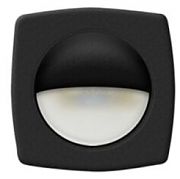 T&H Marine LED51891DP Courtesy Companion Way LED Light, Black Bezel,3 White LEDs