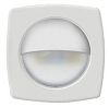 T&H Marine LED51894DP Courtesy Companion Way LED Light, White Bezel,3 White LEDs,hidden fasteners
