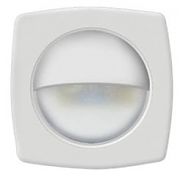 T&H Marine LED51894DP Courtesy Companion Way LED Light, White Bezel,3 White LEDs,hidden fasteners