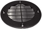 T&H Marine LV1DP Louvered Vent Cover - Blk