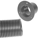 T&H Marine RFK1CPDP Rigging Hose 2"X 4´ Chr Flange