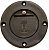 T&H Marine SA1DP Flush Mount Scupper Vave Assembly, Black Ring/Black Flapper