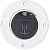 T&H Marine SA2BDP Flush Mount Scupper Valve Assembly, White Ring/Black Flapper