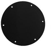 T&H Marine SDP2DP Screw Down Deck Plate - 8" - Black