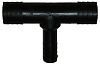 T&H Marine TEE250DP Tee - Reducing - 3 Way Hose Barb - 1 1/8" x 3/4" x 1 1/8"