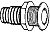 T&H Marine TH1202DP 1-1/8" Straight White Thru Hull Fitting