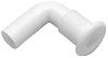 T&H Marine TH7592DP 3/4" 90 Degree White Thru Hull