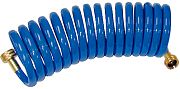 T&H Marine WDHBR15BBDP Blue Coiled Wash Down Hose 15´