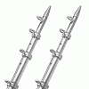 Taco 15´ Telescopic Outrigger Poles HD 1-½" - Silver/Silver