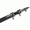 Taco 16´ Carbon Fiber Outrigger Poles - Pair - Black