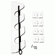 Taco 3-ROD Poly Bungee Rod Holder Rack - White