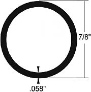 Taco A23-7858BLY6-1 Alum Tube 7/8 X 6 Ft