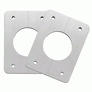 Taco Backing Plates for Grand Slam Outriggers - Anodized Aluminum