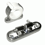 Taco Stainless Steel Adjustable Reel Hanger Kit with Rod Tip Holder - Adjusts From 1.875" - 3.875"