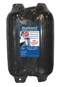 Taylor Made 31016B2P BoatGuard Fender 2-Pack 6" x 22" - Black with Black Rope