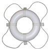 Taylor Made 380 30" White with White Rope Foam Ring Buoy