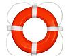 Taylor Made 383 30" Orange with White Rope Foam Ring Buoy