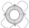 Taylor Made 570002 24" White with White Rope Aer-O-Buoy Life Ring