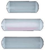 Taylor Made Classic Fluorescent Lights 22" x 6" x 1.5"  Red & White