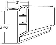 Taylor Made Medium Edge Gard White 10´ Coil