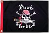 Taylor Made Pirate for Life 12X18 Flag