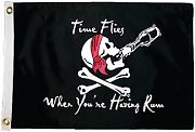 Taylor Made Time Flies 12X18 Nylon Flag