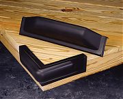 Taylor Made Vinyl Dock Bumpers Black Corner mount 10´ x 10"