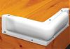 Taylor Made Vinyl Dock Bumpers White Corner mount 10" x 10"