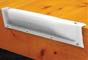 Taylor Made Vinyl Dock Bumpers White Straight mount 18"