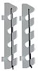 Teak Isle 25708 Rod Holder With Bungee & Backers - 4 Rods