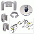 Tecnoseal Anode Kit with Hardware - Mercury Bravo 1 - Aluminum