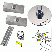 Tecnoseal Anode Kit with Hardware - Mercury Verado 4 - Aluminum