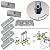 Tecnoseal Anode Kit with Hardware - Mercury Verado 6 - Aluminum