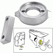 Tecnoseal Anode Kit with Hardware - Volvo 290 - Aluminum