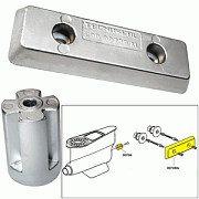 Tecnoseal Anode Kit with Hardware - Volvo Ips - Zinc/Aluminum