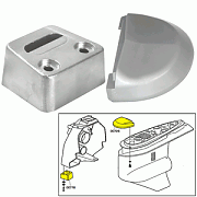 Tecnoseal Anode Kit with Hardware - Volvo Sx - Zinc