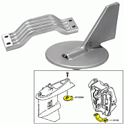 Tecnoseal Anode Kit with Hardware - Yamaha 150-200HP - Magnesium